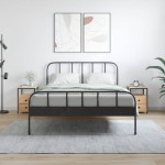 vidaXL Noptiere, 2 buc., stejar sonoma, 34x35,5x50 cm, lemn compozit