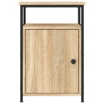 vidaXL Noptieră, stejar sonoma, 40x42x60 cm, lemn prelucrat vidaXL Noptieră, stejar sonoma, 40x42x60 cm, lemn prelucrat