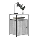 vidaXL Noptiere, 2 buc., gri sonoma, 40x42x60 cm, lemn prelucrat vidaXL Noptiere, 2 buc., gri sonoma, 40x42x60 cm, lemn prelucrat