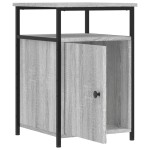 vidaXL Noptiere, 2 buc., gri sonoma, 40x42x60 cm, lemn prelucrat vidaXL Noptiere, 2 buc., gri sonoma, 40x42x60 cm, lemn prelucrat