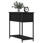 vidaXL Noptiere, 2 buc., negru, 30x60x60 cm, lemn prelucrat vidaXL Noptiere, 2 buc., negru, 30x60x60 cm, lemn prelucrat