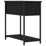 vidaXL Noptiere, 2 buc., negru, 30x60x60 cm, lemn prelucrat vidaXL Noptiere, 2 buc., negru, 30x60x60 cm, lemn prelucrat