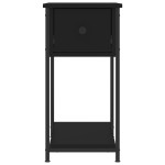 vidaXL Noptiere, 2 buc., negru, 30x60x60 cm, lemn prelucrat vidaXL Noptiere, 2 buc., negru, 30x60x60 cm, lemn prelucrat