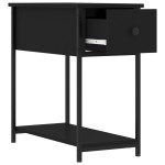 vidaXL Noptiere, 2 buc., negru, 30x60x60 cm, lemn prelucrat vidaXL Noptiere, 2 buc., negru, 30x60x60 cm, lemn prelucrat