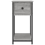 vidaXL Noptieră, gri sonoma, 30x60x60 cm, lemn prelucrat