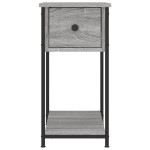 vidaXL Noptiere, 2 buc., gri sonoma, 30x60x60 cm, lemn prelucrat vidaXL Noptiere, 2 buc., gri sonoma, 30x60x60 cm, lemn prelucrat