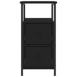 vidaXL Noptieră, negru, 30x60x60 cm, lemn prelucrat vidaXL Noptieră, negru, 30x60x60 cm, lemn prelucrat