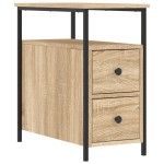 vidaXL Noptieră, stejar sonoma, 30x60x60 cm, lemn prelucrat vidaXL Noptieră, stejar sonoma, 30x60x60 cm, lemn prelucrat