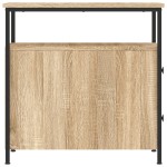 vidaXL Noptieră, stejar sonoma, 30x60x60 cm, lemn prelucrat vidaXL Noptieră, stejar sonoma, 30x60x60 cm, lemn prelucrat