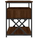 vidaXL Noptieră, stejar maro, 40x42x55 cm, lemn prelucrat