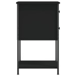 vidaXL Noptieră, negru, 32x42x70 cm, lemn compozit vidaXL Noptieră, negru, 32x42x70 cm, lemn compozit