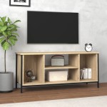 vidaXL Comodă TV, stejar sonoma, 102x35x45 cm, lemn prelucrat vidaXL Comodă TV, stejar sonoma, 102x35x45 cm, lemn prelucrat