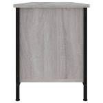 vidaXL Comodă TV, gri sonoma, 102x35x45 cm, lemn prelucrat vidaXL Comodă TV, gri sonoma, 102x35x45 cm, lemn prelucrat