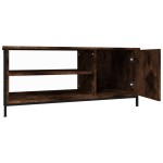 vidaXL Comodă TV, stejar fumuriu, 100x40x45 cm, lemn prelucrat vidaXL Comodă TV, stejar fumuriu, 100x40x45 cm, lemn prelucrat