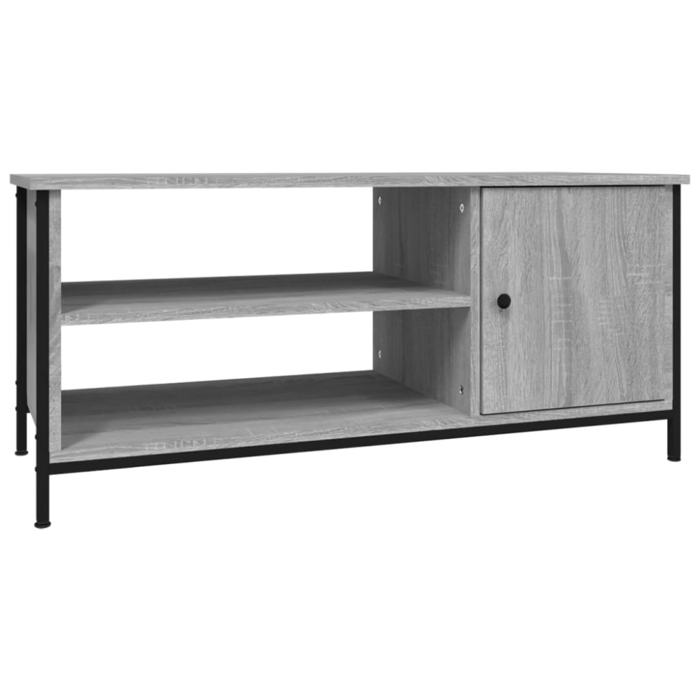 vidaXL Comodă TV, gri sonoma, 100x40x45 cm, lemn prelucrat