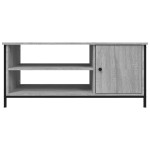 vidaXL Comodă TV, gri sonoma, 100x40x45 cm, lemn prelucrat vidaXL Comodă TV, gri sonoma, 100x40x45 cm, lemn prelucrat