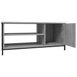 vidaXL Comodă TV, gri sonoma, 100x40x45 cm, lemn prelucrat vidaXL Comodă TV, gri sonoma, 100x40x45 cm, lemn prelucrat