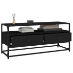 vidaXL Dulap TV, negru, 100x35x45 cm, lemn prelucrat