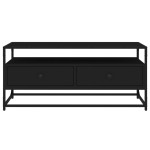 vidaXL Dulap TV, negru, 100x35x45 cm, lemn prelucrat