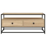 vidaXL Comodă TV, stejar sonoma, 100x35x45 cm, lemn prelucrat vidaXL Comodă TV, stejar sonoma, 100x35x45 cm, lemn prelucrat