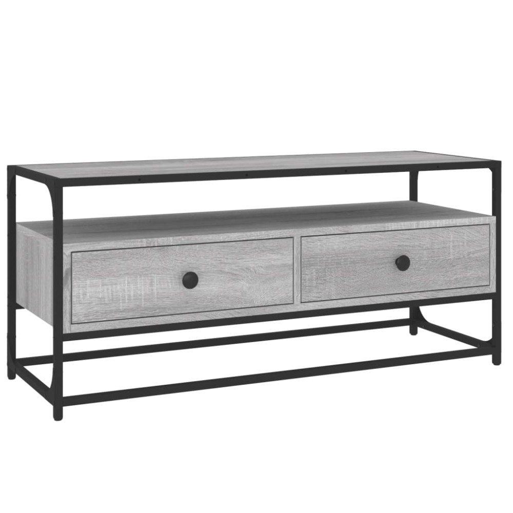 vidaXL Dulap TV, gri sonoma, 100x35x45 cm, lemn prelucrat