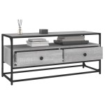vidaXL Dulap TV, gri sonoma, 100x35x45 cm, lemn prelucrat
