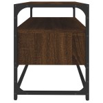 vidaXL Comodă TV, stejar maro, 80x35x45 cm, lemn prelucrat vidaXL Comodă TV, stejar maro, 80x35x45 cm, lemn prelucrat