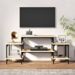 vidaXL Dulap TV, stejar sonoma, 117x35x52 cm, lemn prelucrat vidaXL Dulap TV, stejar sonoma, 117x35x52 cm, lemn prelucrat