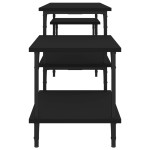 vidaXL Dulap TV, negru, 157x35x52 cm, lemn prelucrat vidaXL Dulap TV, negru, 157x35x52 cm, lemn prelucrat