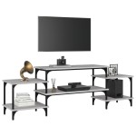 vidaXL Dulap TV, gri sonoma, 157x35x52 cm, lemn prelucrat