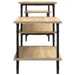 vidaXL Dulap TV, stejar sonoma, 197x35x52 cm, lemn prelucrat vidaXL Dulap TV, stejar sonoma, 197x35x52 cm, lemn prelucrat