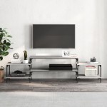 vidaXL Dulap TV, gri sonoma, 197x35x52 cm, lemn prelucrat