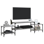 vidaXL Dulap TV, gri sonoma, 197x35x52 cm, lemn prelucrat