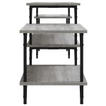 vidaXL Dulap TV, gri sonoma, 197x35x52 cm, lemn prelucrat