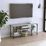 vidaXL Comodă TV, gri sonoma, 102x35x45,5 cm, lemn prelucrat vidaXL Comodă TV, gri sonoma, 102x35x45,5 cm, lemn prelucrat