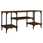 vidaXL Comodă TV, stejar maro, 102x35x45,5 cm, lemn prelucrat