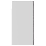 vidaXL Dulap de sticlă suspendat “Lyon” gri sonoma 40x31x60 cm