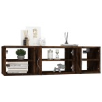 vidaXL Raft de perete, stejar fumuriu, 102x30x29 cm, lemn compozit vidaXL Raft de perete, stejar fumuriu, 102x30x29 cm, lemn compozit