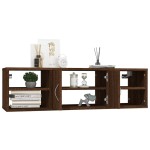 vidaXL Raft de perete, stejar maro, 102x30x29 cm, lemn compozit vidaXL Raft de perete, stejar maro, 102x30x29 cm, lemn compozit