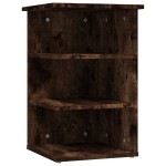 vidaXL Dulap lateral, stejar fumuriu, 35x35x55 cm, lemn prelucrat