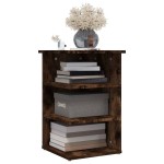 vidaXL Dulap lateral, stejar fumuriu, 35x35x55 cm, lemn prelucrat