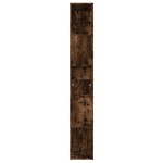 vidaXL Bibliotecă, stejar fumuriu, 45x24x160 cm, lemn compozit