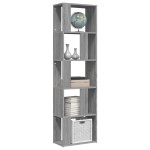vidaXL Bibliotecă, gri sonoma, 45x24x160 cm, lemn compozit vidaXL Bibliotecă, gri sonoma, 45x24x160 cm, lemn compozit