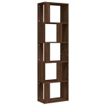 vidaXL Bibliotecă, stejar maro, 45x24x160 cm, lemn compozit vidaXL Bibliotecă, stejar maro, 45x24x160 cm, lemn compozit