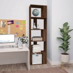 vidaXL Bibliotecă, stejar maro, 45x24x160 cm, lemn compozit vidaXL Bibliotecă, stejar maro, 45x24x160 cm, lemn compozit