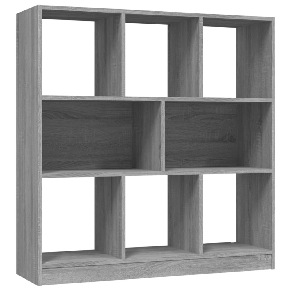 vidaXL Bibliotecă, gri sonoma, 97,5x29,5x100 cm, lemn prelucrat