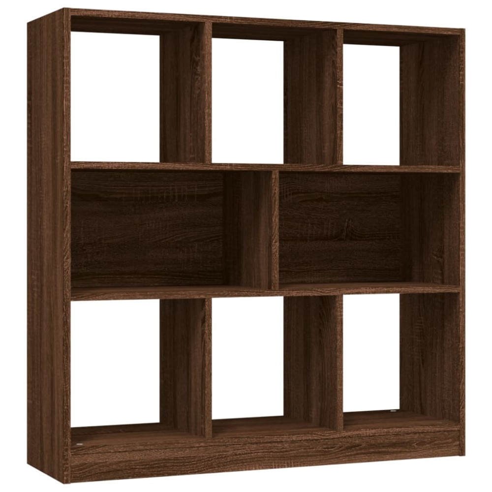 vidaXL Bibliotecă, stejar maro, 97,5x29,5x100 cm, lemn prelucrat