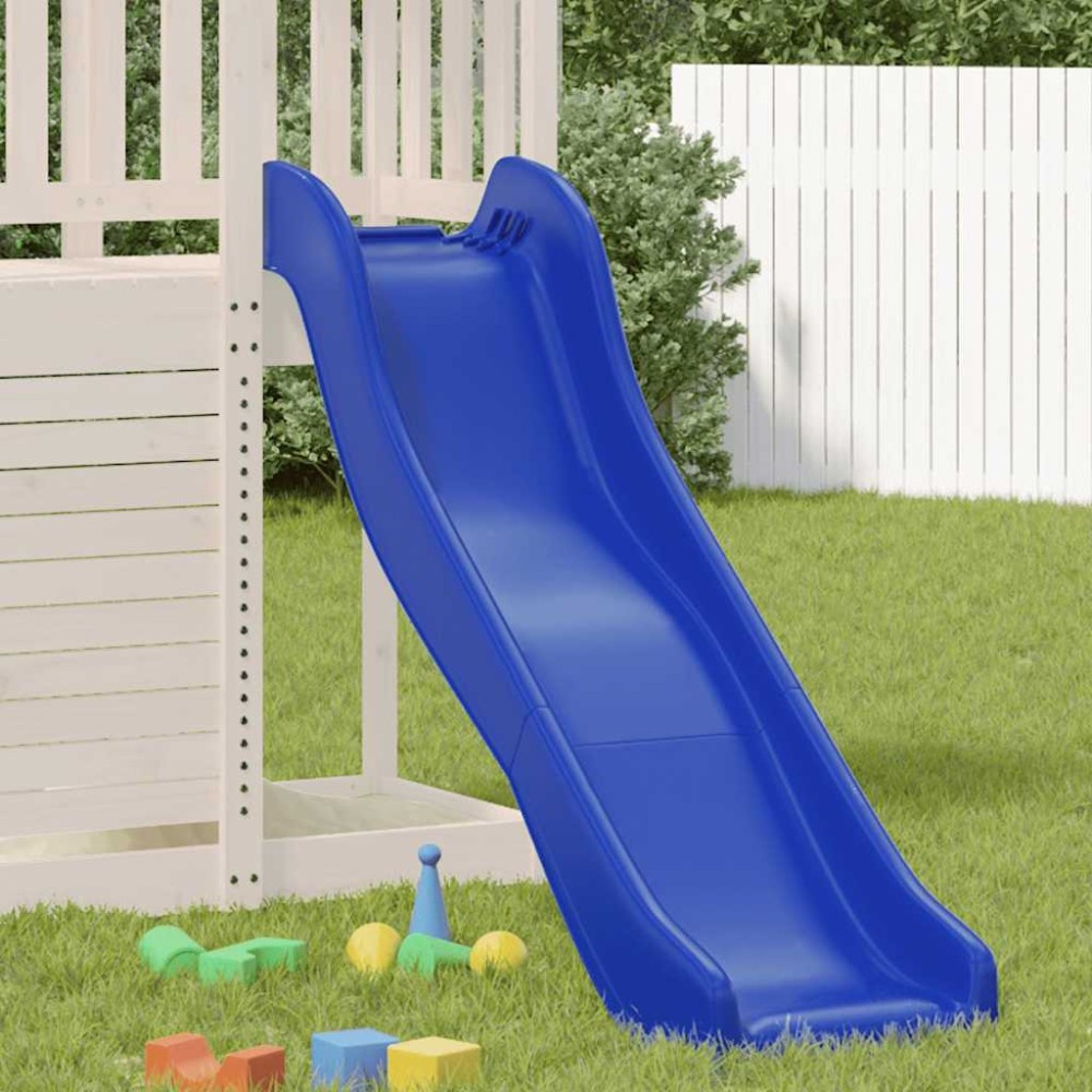 vidaXL Tobogan de joacă, albastru, 174x38 cm polipropilenă