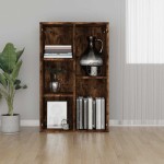 vidaXL Bibliotecă/servantă, stejar afumat, 50x25x80 cm, lemn prelucrat vidaXL Bibliotecă/servantă, stejar afumat, 50x25x80 cm, lemn prelucrat