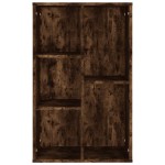 vidaXL Bibliotecă/servantă, stejar afumat, 50x25x80 cm, lemn prelucrat vidaXL Bibliotecă/servantă, stejar afumat, 50x25x80 cm, lemn prelucrat